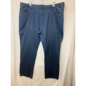 Onward Reserve 5-Pocket Pants Men 42x30 (measured 42x30) Blue Cotton Spandex‎